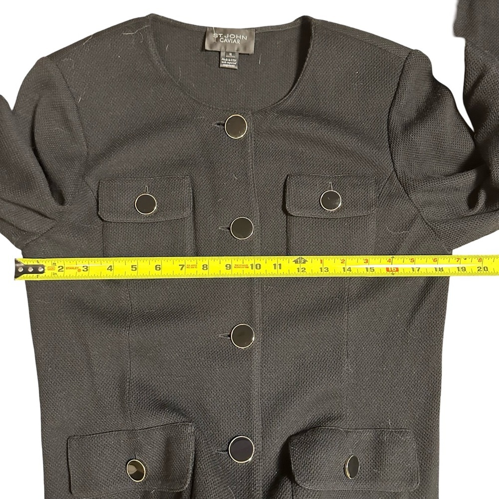 St. John Classic Knit Coat/Jacket - Picture 5 of 9